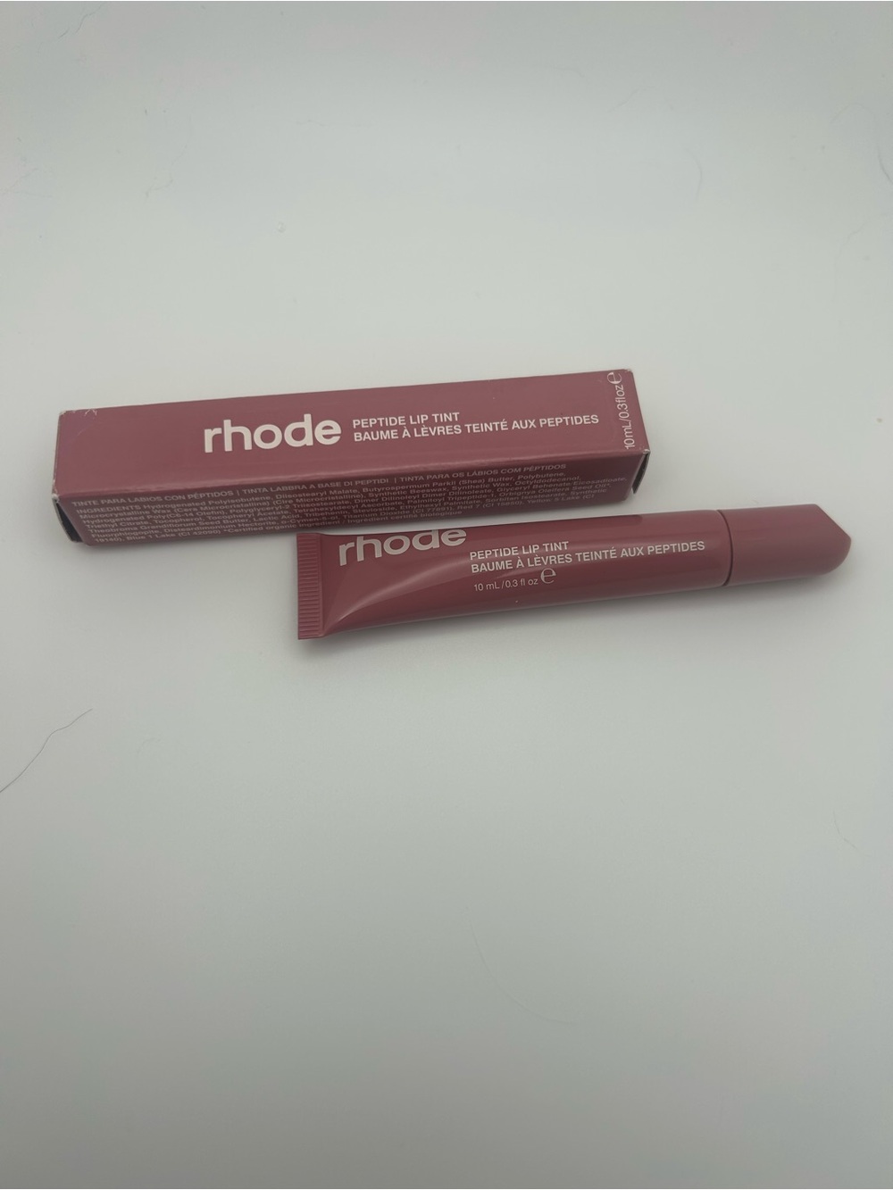 RHODE Peptide Lip Tint — Salty Tan Shade- Brand new in box